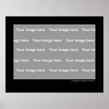 Schablone Plakat