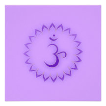 "Schablonen" Krone Chakra - Sahasrara Individuelle Ankündigungskarte