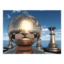 Schach dem König Photo Drucke
