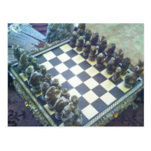 Schach… ein Klassiker! Postkarte