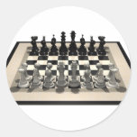 Schachbrett-und Schach-Stücke: Sticker