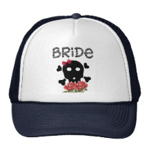 Schädel-Braut Cap
