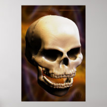 Schädel-Druck Plakatdruck