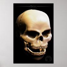 Schädel-Druck (Schwarzes) Plakatdruck