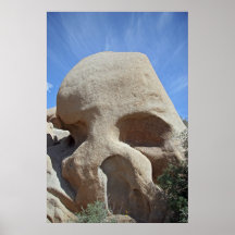 Schädel-Felsen - Joshua-Baum-Nationalpark Posterdruck