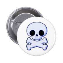 SCHÄDEL Knopf Anstecknadelbutton