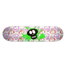 Schädel-Licht Personalisiertes Skateboarddeck