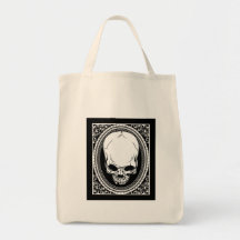 Schädel ~ Skeleton Schädel-gotisches Schwarzes Taschen
