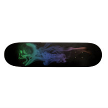 Schädel-Smog Skateboarddeck