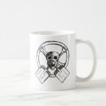 Schädel und Schaufeln Kaffee Tasse