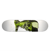 Schädelgesichts-Typ Bedruckte Skateboarddecks