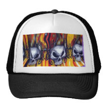 Schädelhut Baseballcap
