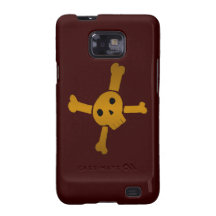 Schädelquerbraun Samsung Galaxy SII Case