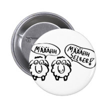 Schafe schafe määähhh määhhh selber! anstecknadelbutton