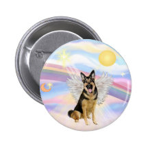Schäferhund Anstecknadelbuttons