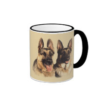 Schäferhund-Becher Kaffeetassen