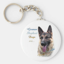 Schäferhund-Hundebester Freund Keychain Schlüsselbänder