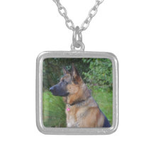 Schäferhund Selbst Gestaltete Halskette