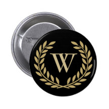 Schaffen Sie Ihr dekoratives Monogramm Button