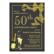 Schaffen Sie Ihre eigenen 50. JAHRESTAG Party Einl