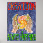 Schaffung ist immer Ereignis Poster