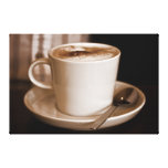 Schale KaffeeSepia - großes Format-eingewickelte L Galerie Gefaltete Leinwand