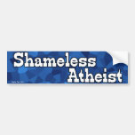 Schamloser Atheist Auto Aufkleber