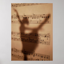 Schatten merkt Plakat