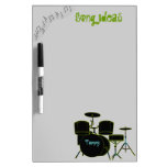 Schatten personalisierter Drumset trocknen Löschen Memo Board