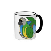Schatten-Senegal-Papageien-Becher Kaffee Tassen