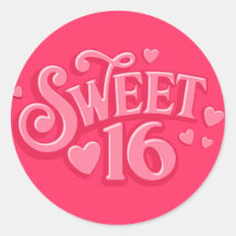 Schatz 16 runde sticker