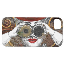 Schauen der steampunked steampunk Collagenkunst iPhone 5 Etui