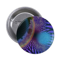 Schauen innere - Amethyst u. azurblaues Geheimnis Buttons