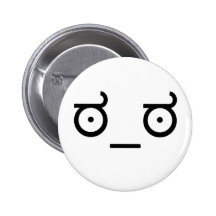 Schauen Sie von der Missbilligung Meme Anstecknadelbuttons