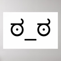 Schauen Sie von der Missbilligung Meme Posterdrucke