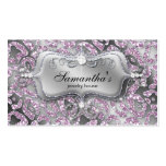 Schein-Schmuck-Visitenkartezebra-Eis-Rosa