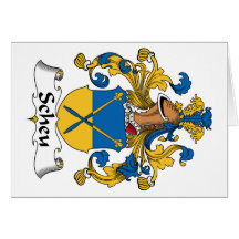Scheu Family Crest Card