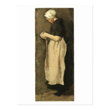 Scheveningen-Frau, Vincent van Gogh Postkarte