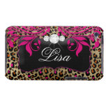 Schicke Abdeckungs-schwarzes Rosa Leopardipod kaum iPod Touch Cover