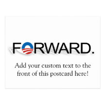 Schicken Sie für Obama 2012 nach Postkarte