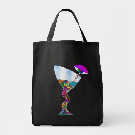 Schiefe Optimist-Leinwand-Tasche
