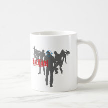 Schießen Sie die Zombies - Schrotflinte-Umladen-Sp Tasse