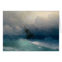 Schiff auf stürmischen Meeren Karten