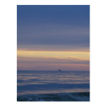 Schiff verloren in Meer Postkarte