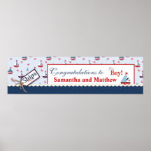 Schiffe ahoi! Fahne 2B Posterdruck