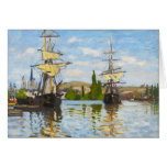 Schiffe, die auf die Seine in Rouen Claude Monet s Karten