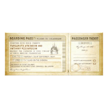 Schiffs-Boarding-Durchlaufhochzeit Karte-lädt u. u Ankündigungen