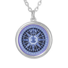 Schiffs-Kompass-Richtungen Delft-Blau-Blick Schmuck
