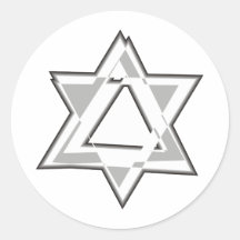 Schild von David Sticker