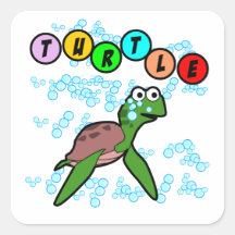 Schildkröte-Aufkleber